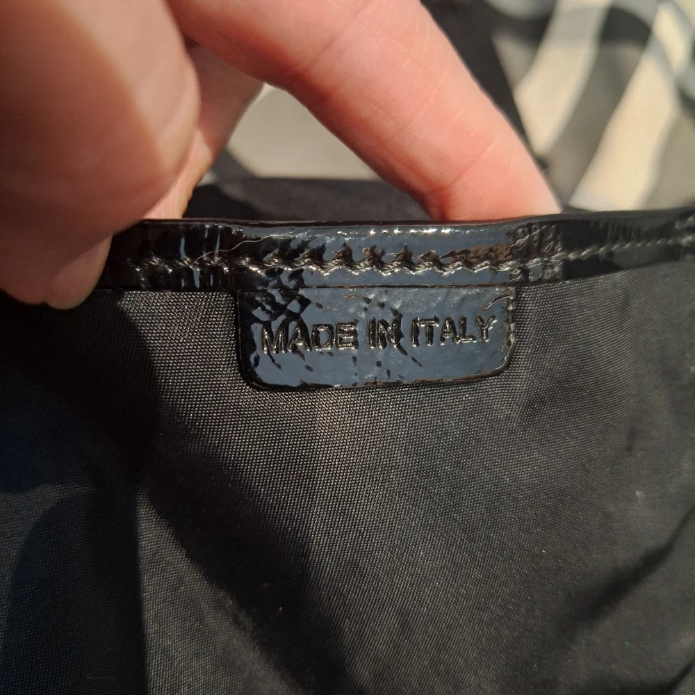 Burberry Victoria Black And White Nova Check Tote/bag